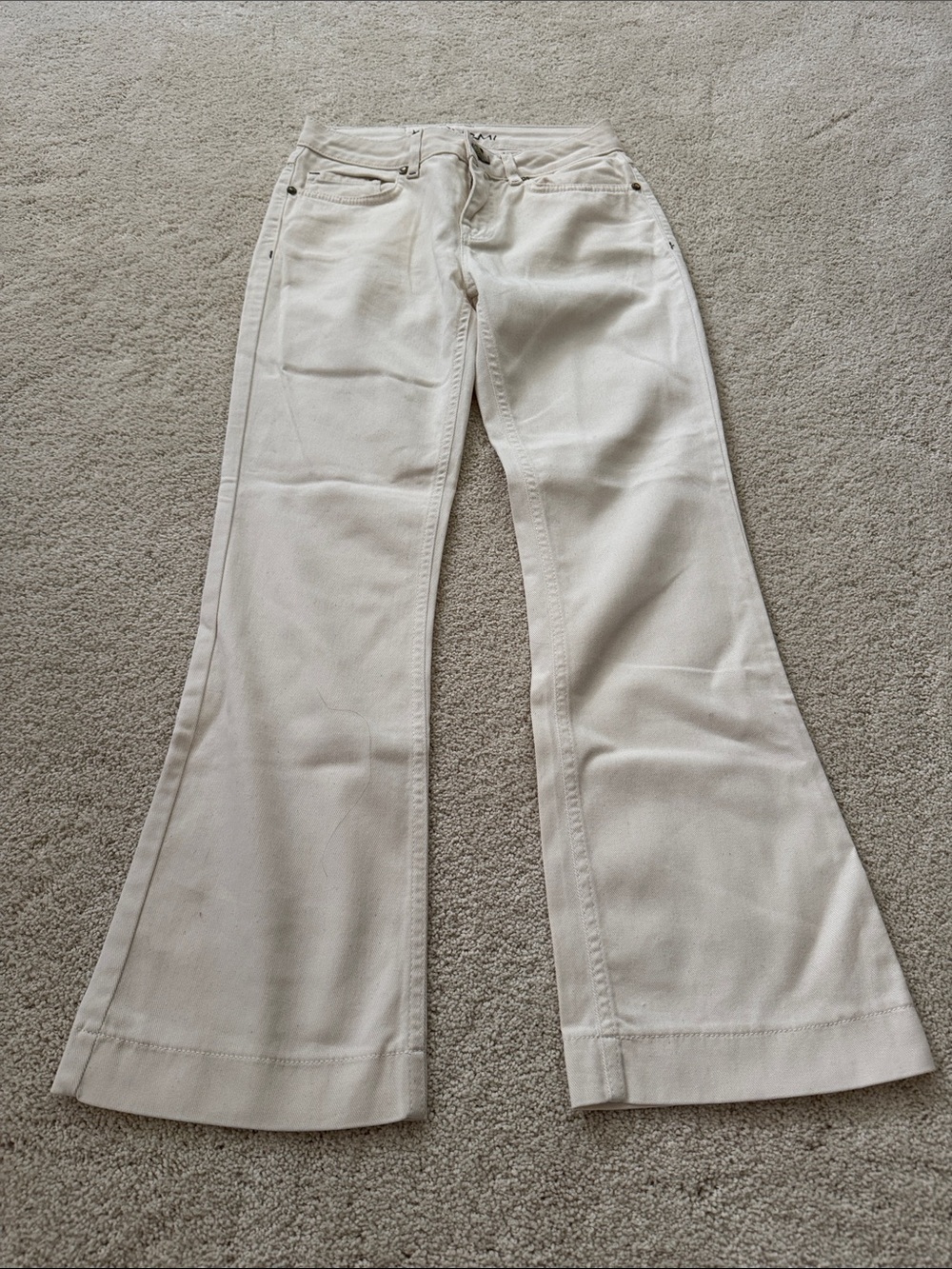 Maliparmi Off-White Flared Jeans